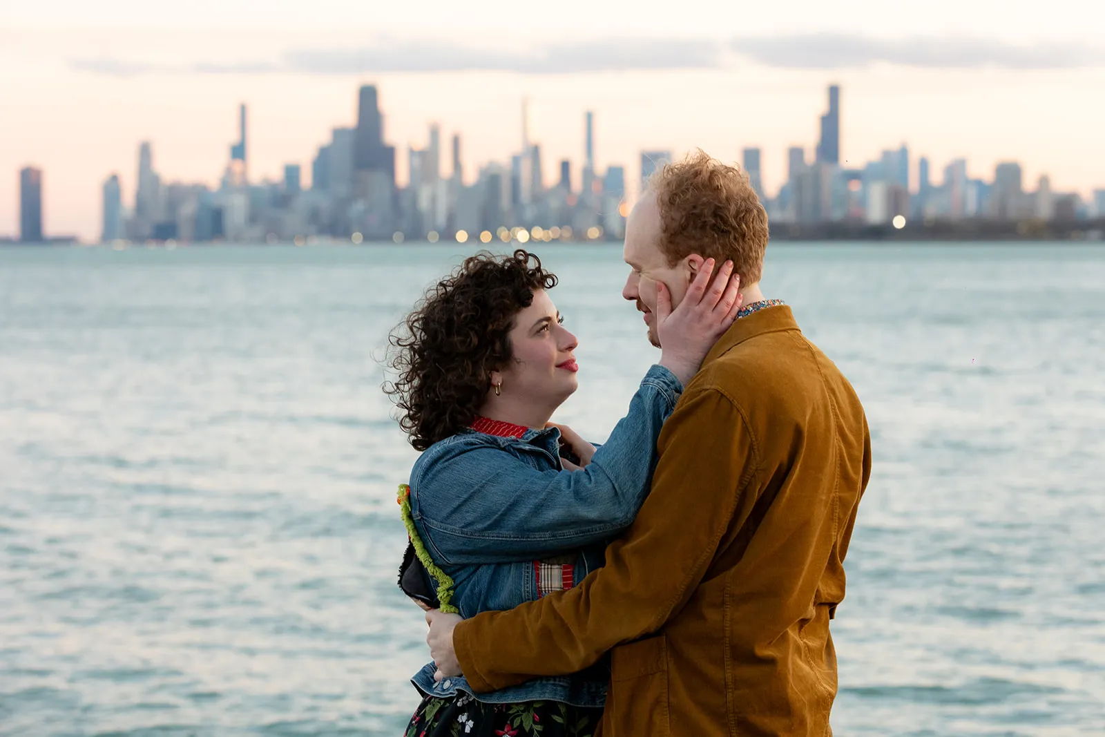 Brian and Allison, on the lakefront in Chicago