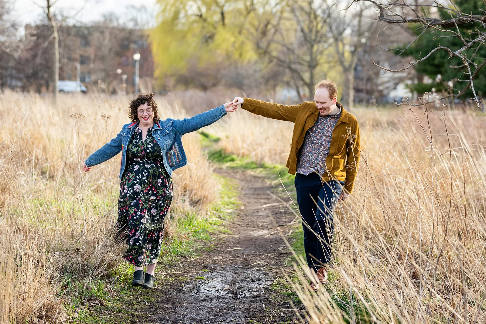 Brian and Allison in Winnemac Park